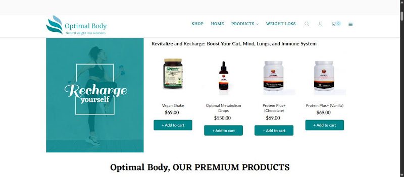 Health supplements & weight-loss e-commerce